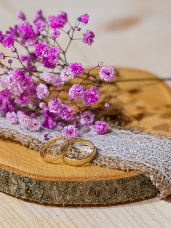 svatební prstýnky v Zámečku Waldsteinovo Zátiší